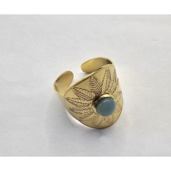 Bague Ethnique Amazonite A.I.OR