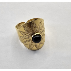 Bague Ethnique Onyx A.I.OR