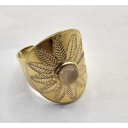 Bague Ethnique Quartz Rose A.I.OR