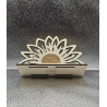 Porte serviettes bois Lotus