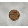 Sous verre rond liège "L'apéro recrute..."