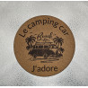 Dessous de plat "Le Camping-car j'adore"