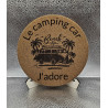 Dessous de plat "Le Camping-car j'adore"