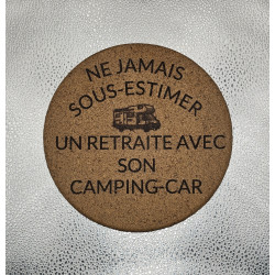 Dessous de plat "Ne jamais sous estimer..."