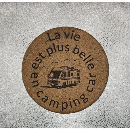 Dessous de plat "La vie est plus belle..."