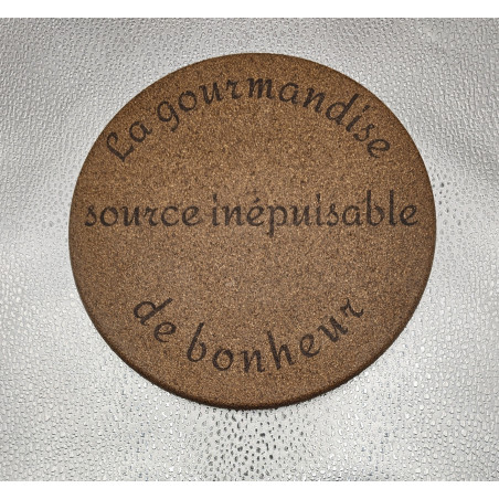 Dessous de plat "La gourmandise..."