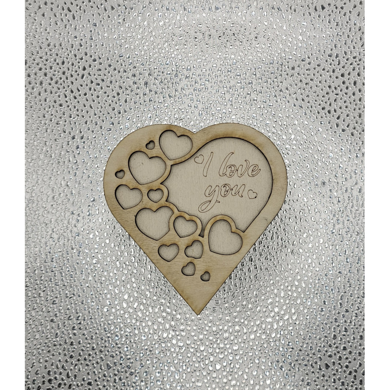 Boite à bijoux coeur I love you