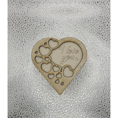 Boite à bijoux coeur I love you