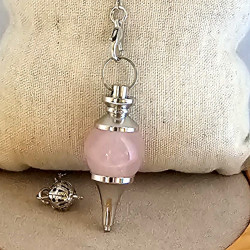 Pendule Quartz rose Séphoroton