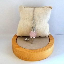 Pendule Quartz rose Séphoroton