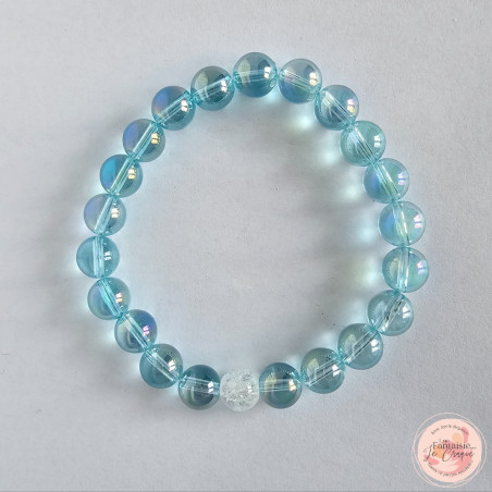 Bracelet Aqua Aura Irisé Bleu