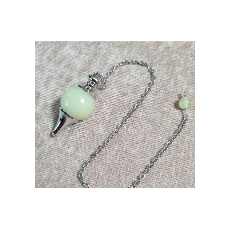 Pendule Jade vert Séphoroton